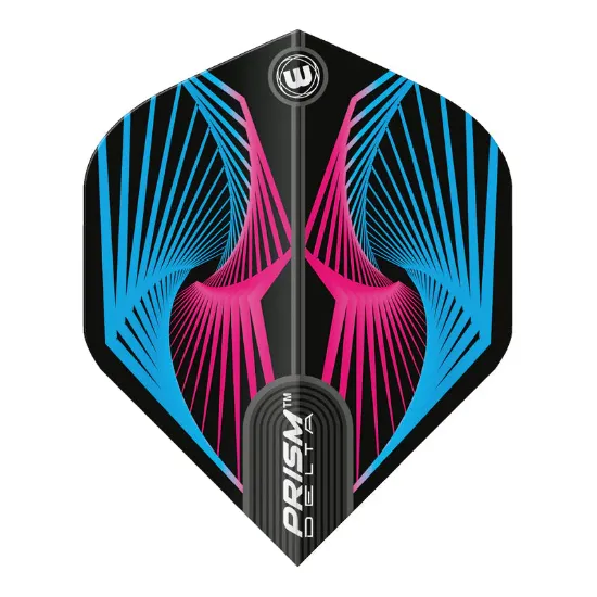 WINMAU PRISM DELTA FLIGHT EXTRA THICK BLUE-PINK