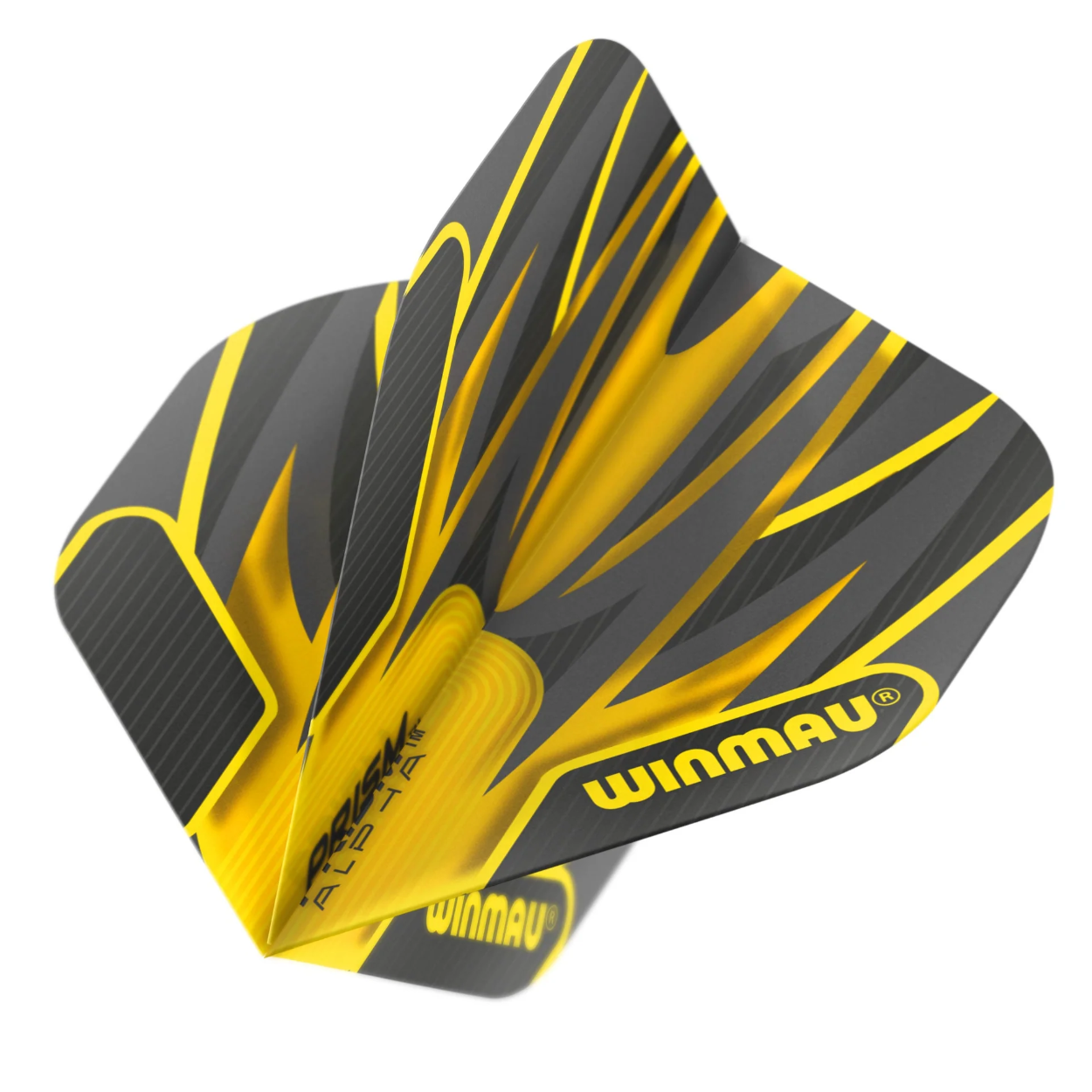 WINMAU PRISM ALPHA FLIGHT EXTRA THICK BLACK-YELLOW
