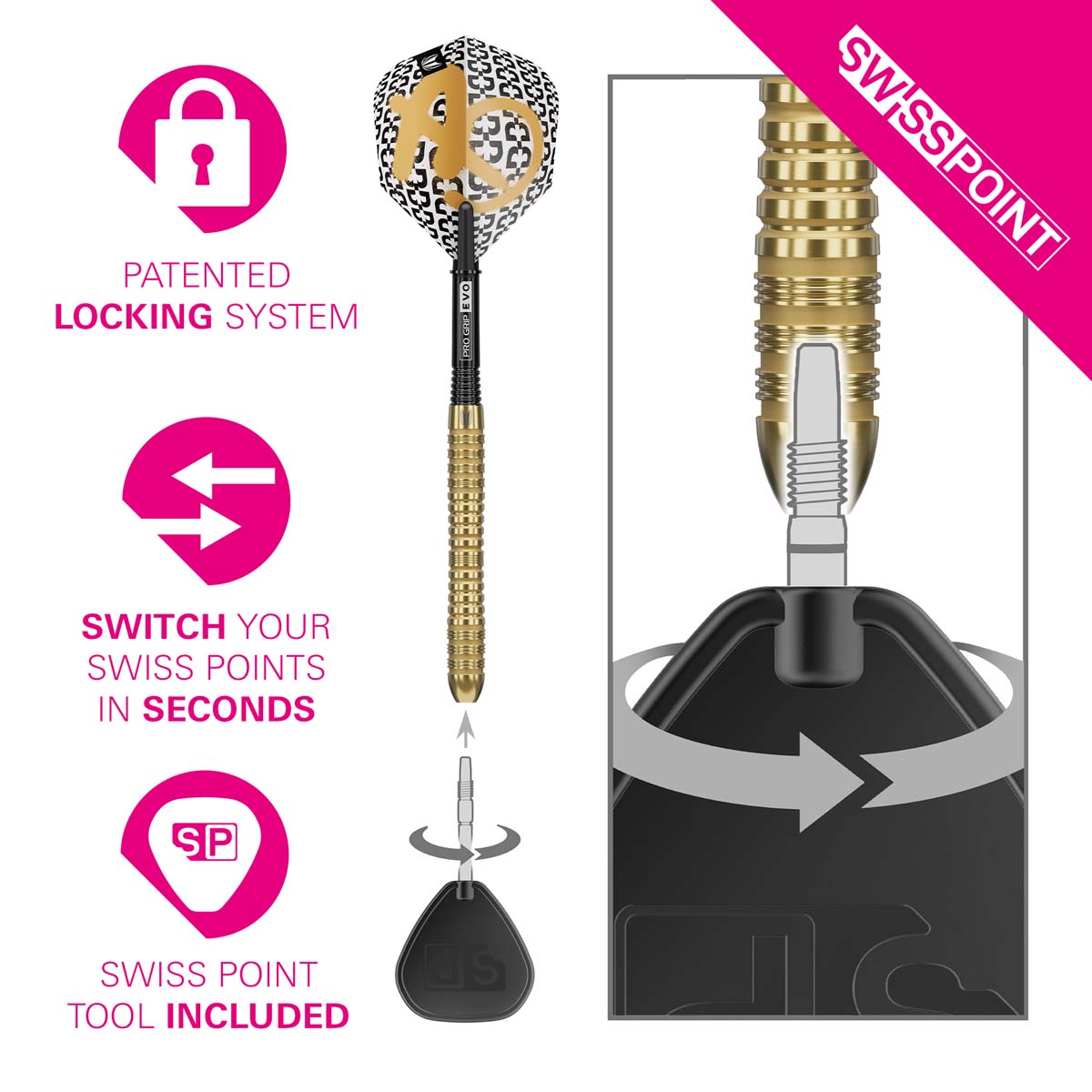 TARGET BOLIDE ENVY 04 STEELTIP DARTPIJLEN DARTSHOP DAS ROGGEL