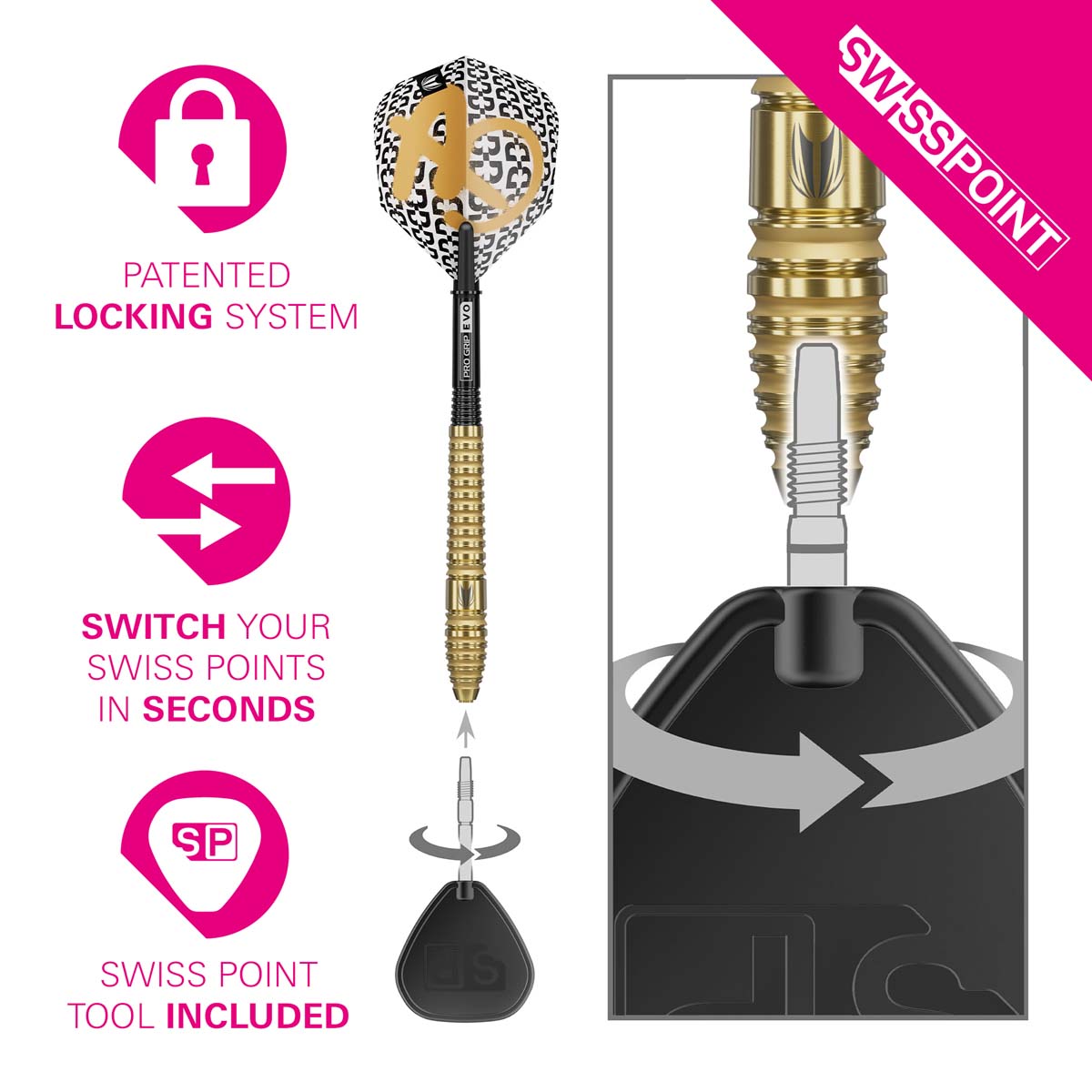TARGET BOLIDE ENVY 03 STEELTIP DARTPIJLEN DARTSHOP DAS ROGGEL
