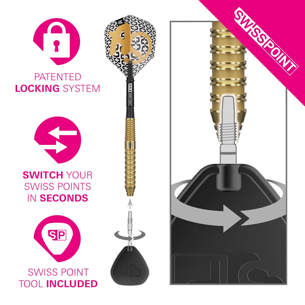 TARGET BOLIDE ENVY 02 STEELTIP DARTPIJLEN DARTSHOP DAS ROGGEL