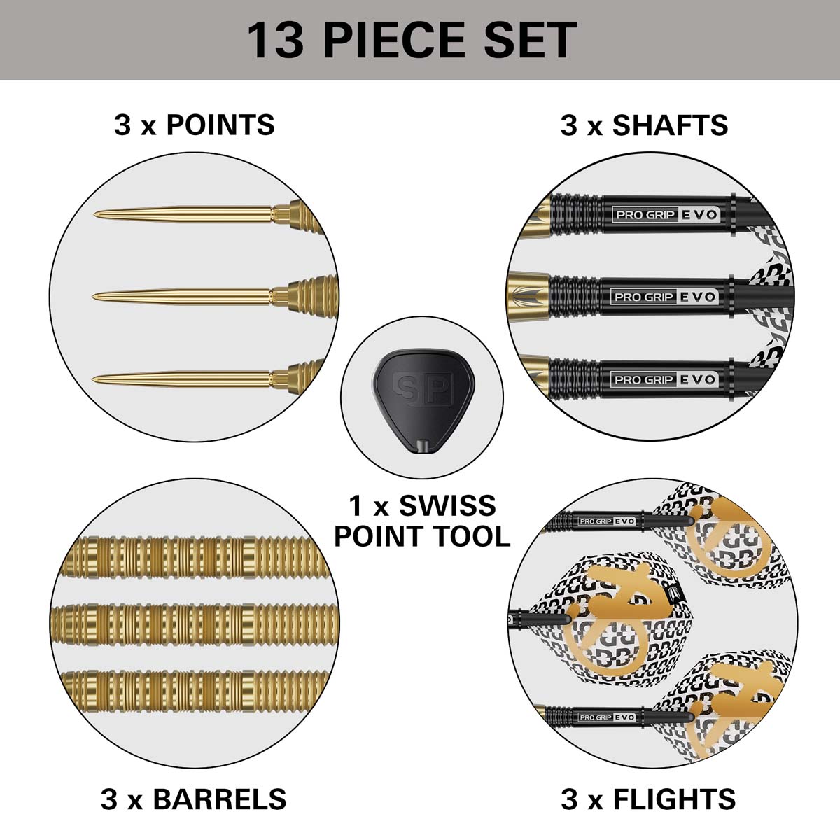 Image de Flechettes pointe acier Target-Bolide Envy 01 90%