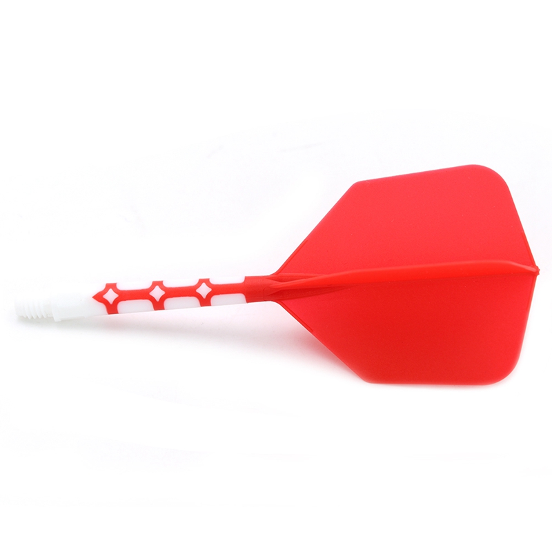 Bild von Cuesoul ROST T19 Big Wing Integrierte Dart Flights Rot Transparenter Shaft