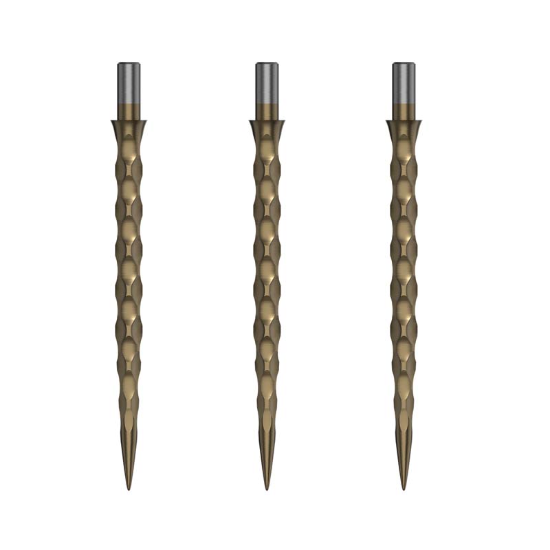 CUESOUL TOUCH POINT II Steel Dart Points  "Snake Scales, Rose Gold dartshop das roggel