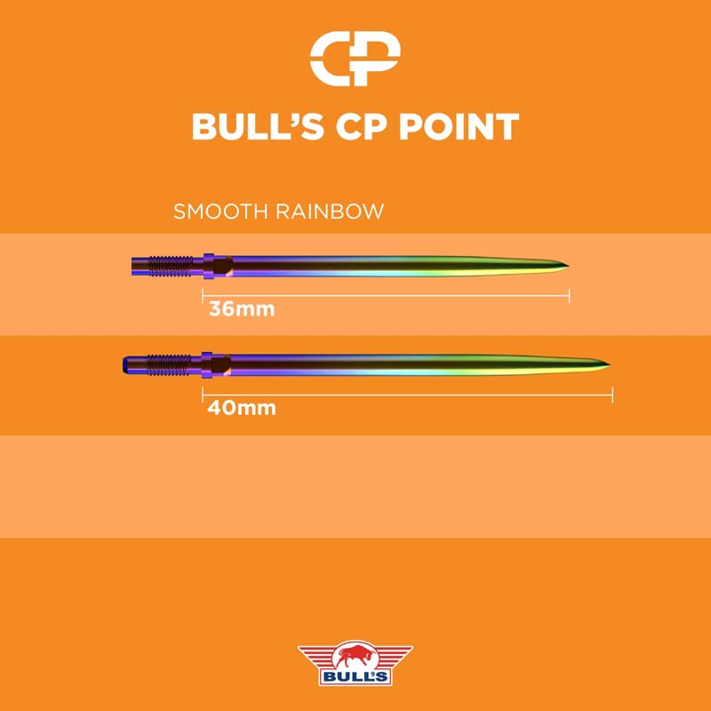 Bull's CP Points Smooth Rainbow dartshop das roggel