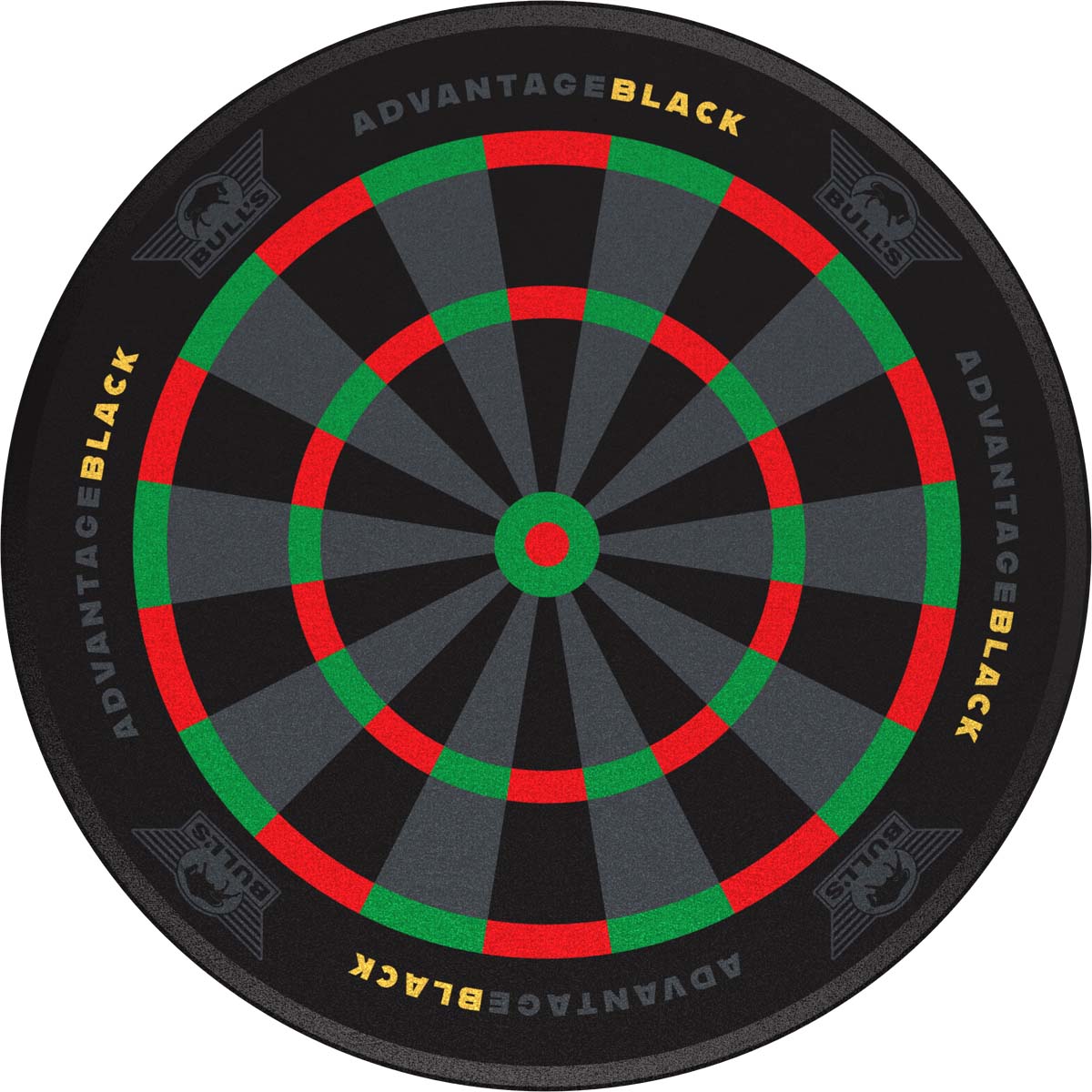 Bull's Advantage Black Mini Dartboard Display dartshop das roggel