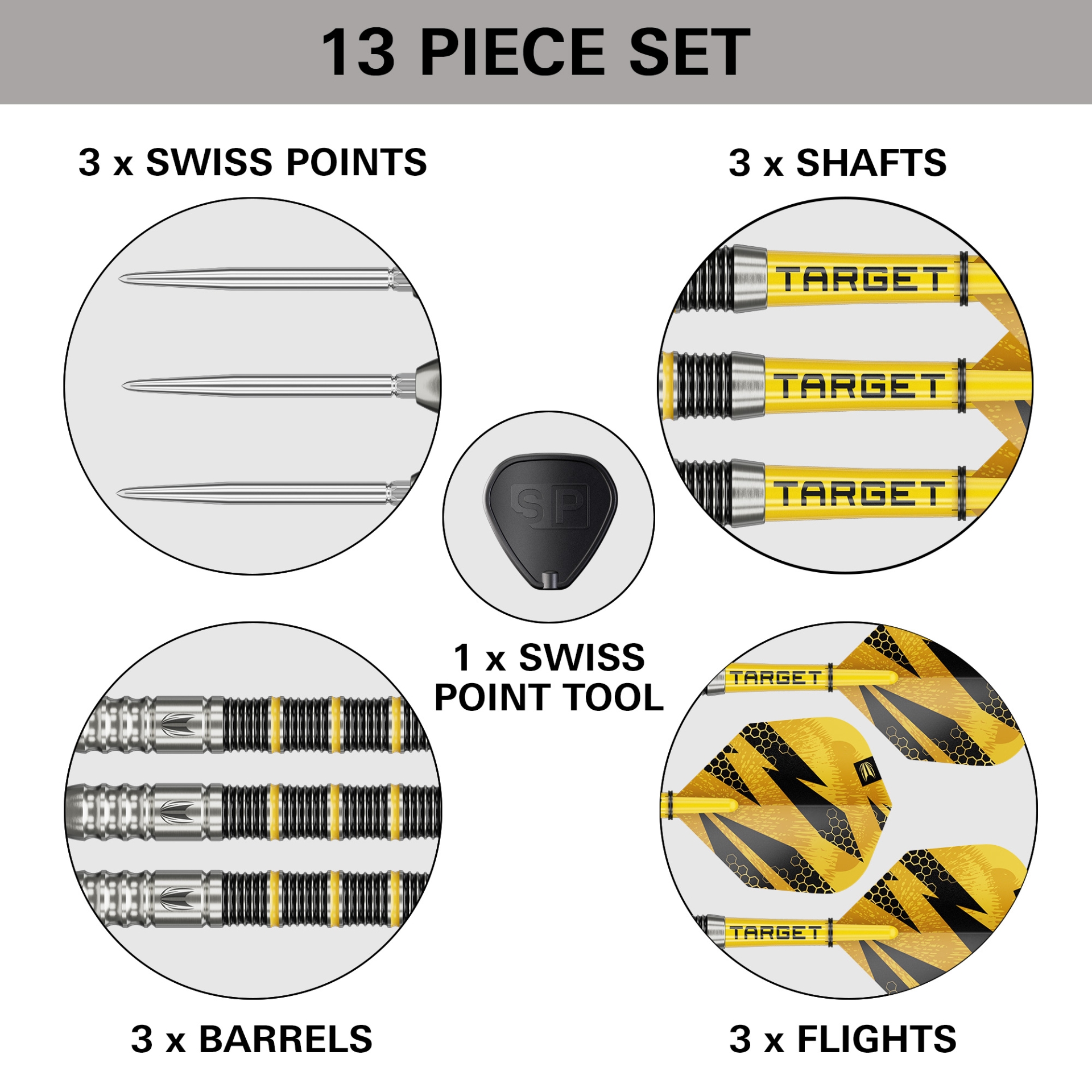 TARGET BUZZ SPO2 90% STEELTIP DART DARTSHOP DAS ROGGEL