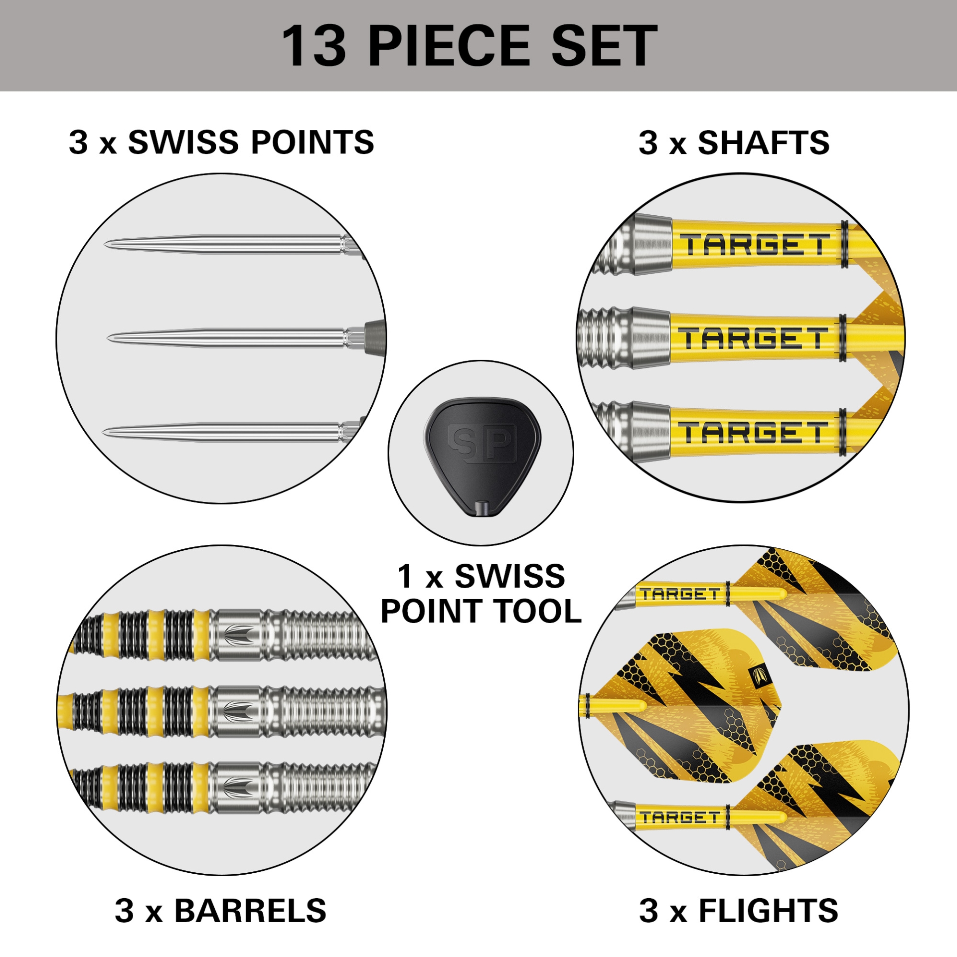Image de Fléchettes pointe acier Target Buzz Spo3 90%