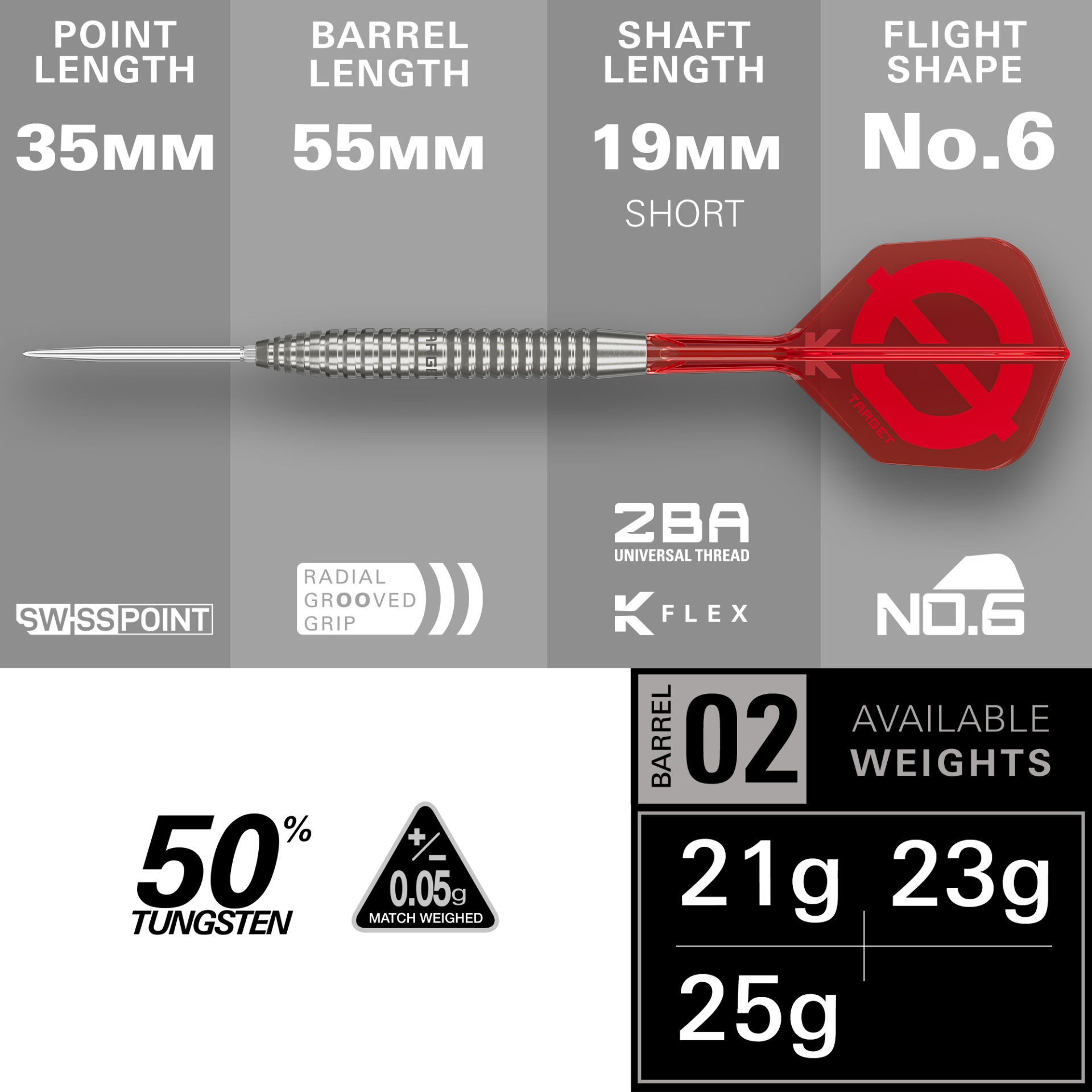 TARGET GROUP Ø 50% 02 STEELTIP DARTS DARTSHOP DAS ROGGEL