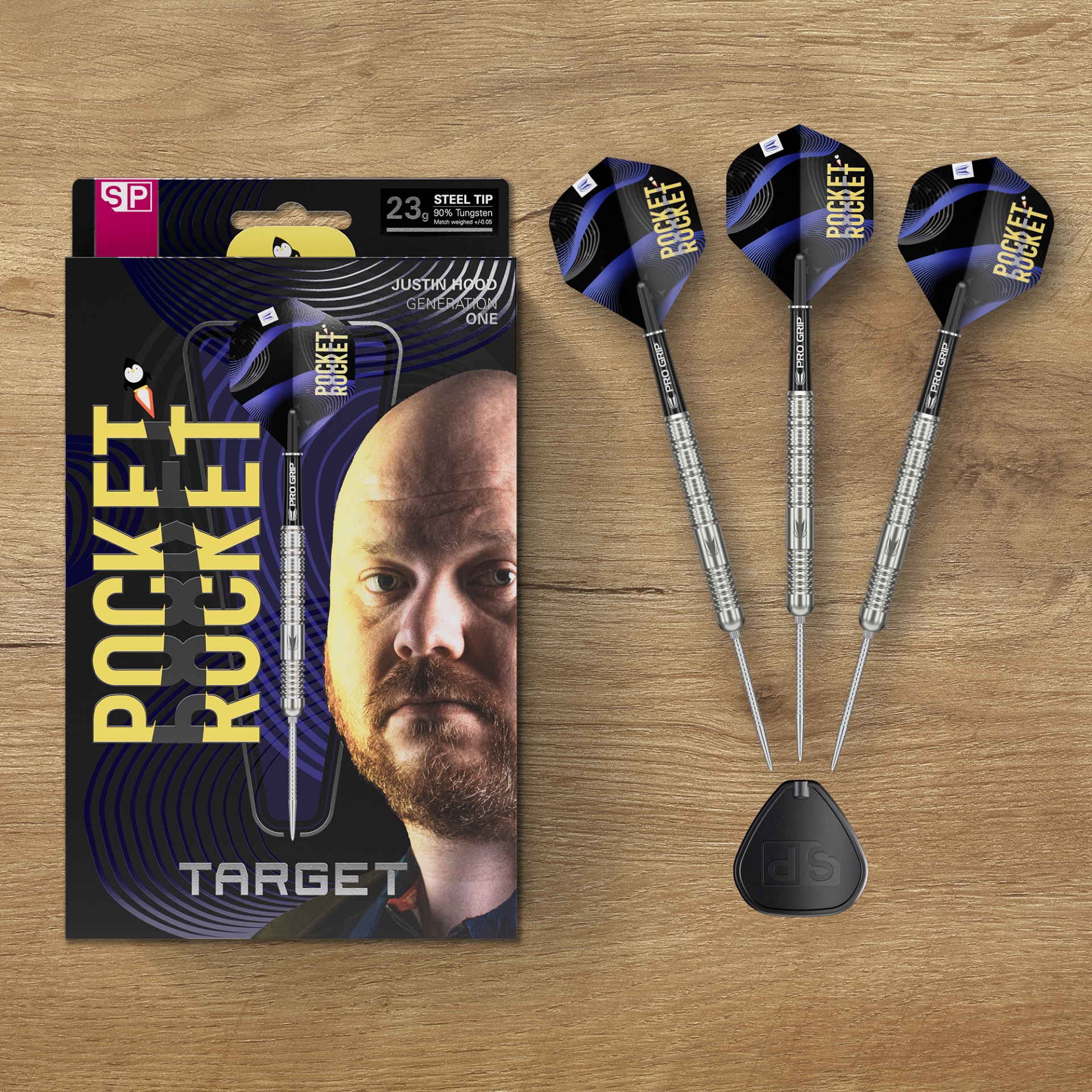 Bild von Target Justin Hood 90% SP Steeldarts | Dartpfeile