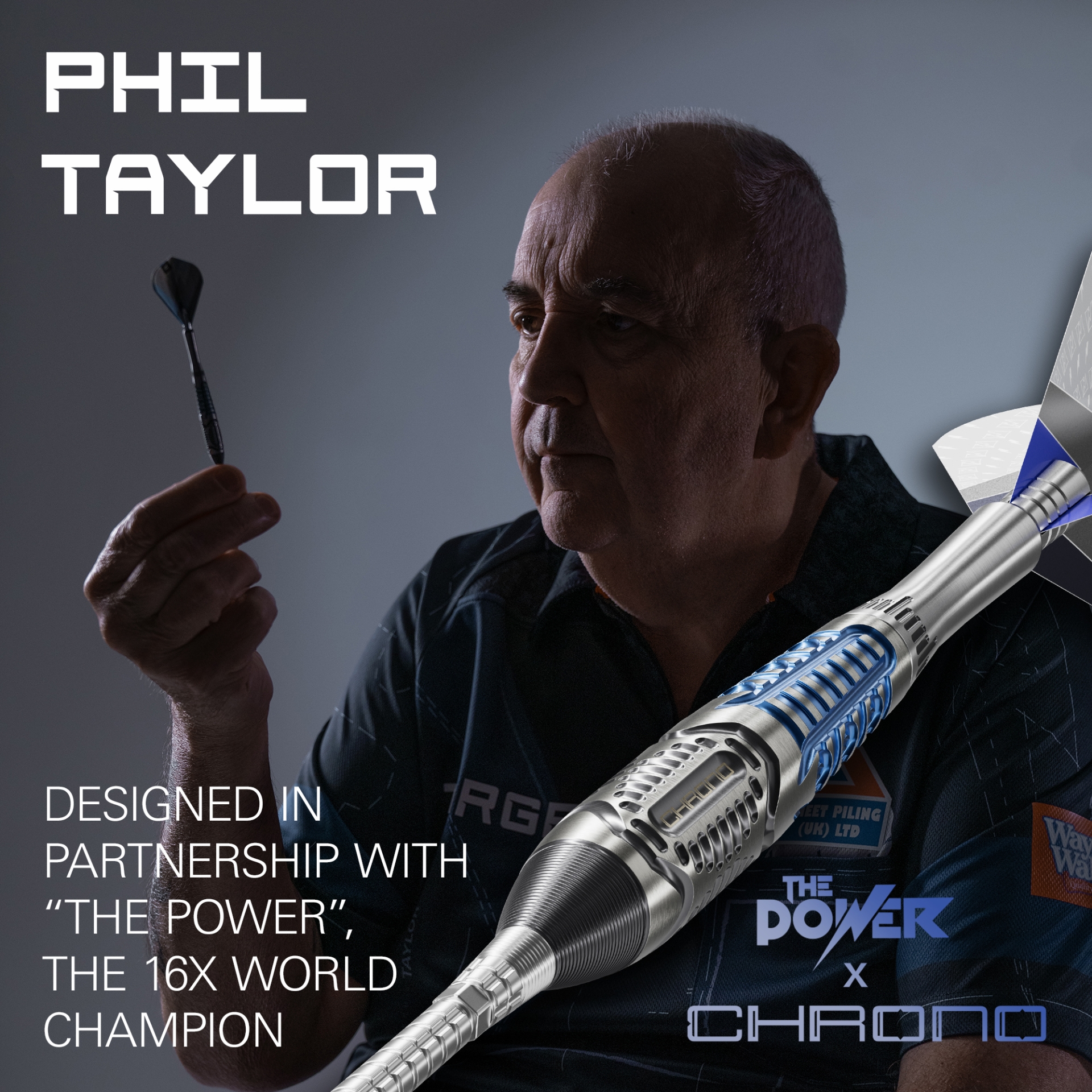 TARGET PHIL TAYLOR POWER CHRONO 95% SP STEELTIP DARTS DARTSHOP DAS ROGGEL