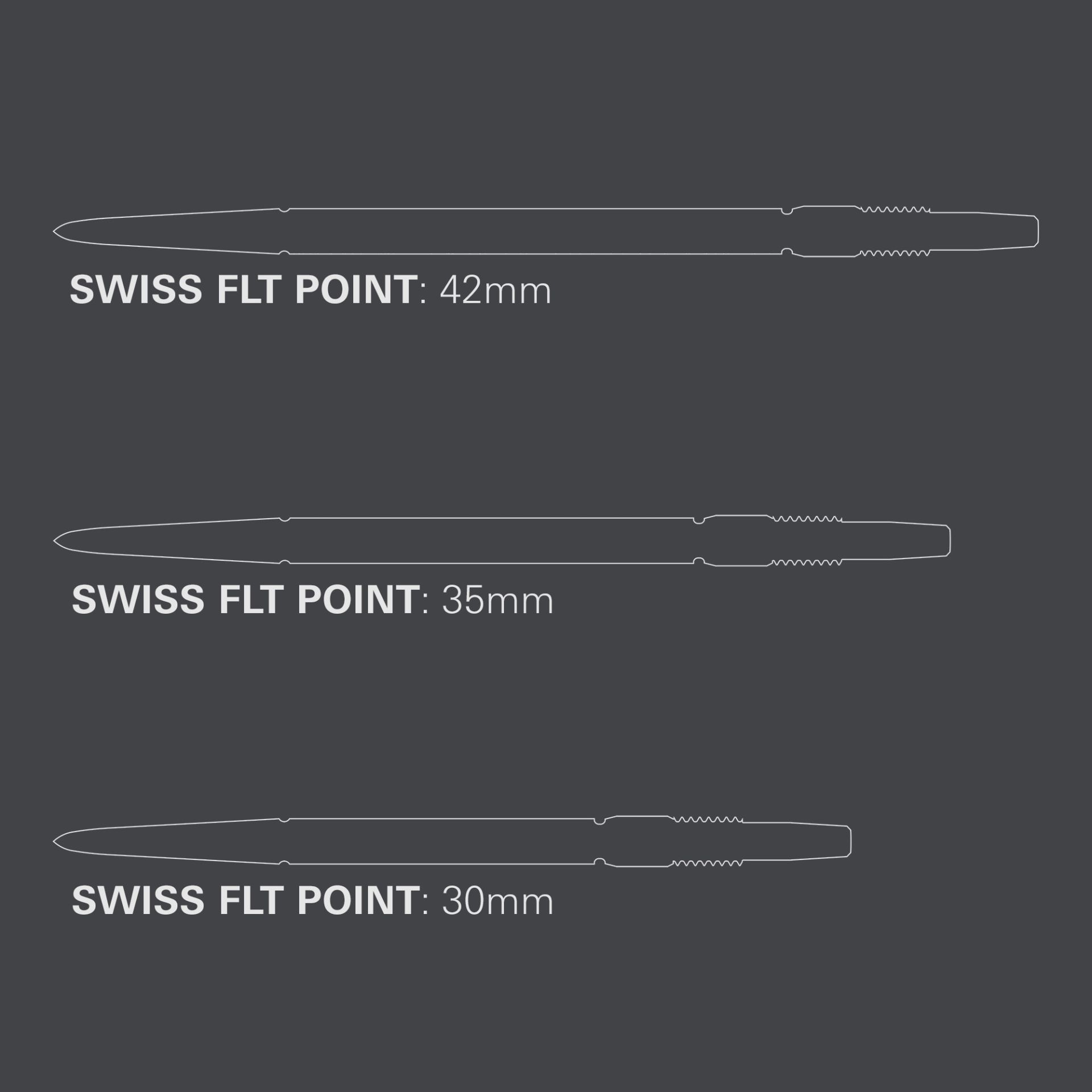 Afbeeldingen van Target Swiss FLT Points Zilver | Swiss Point Dartpunten