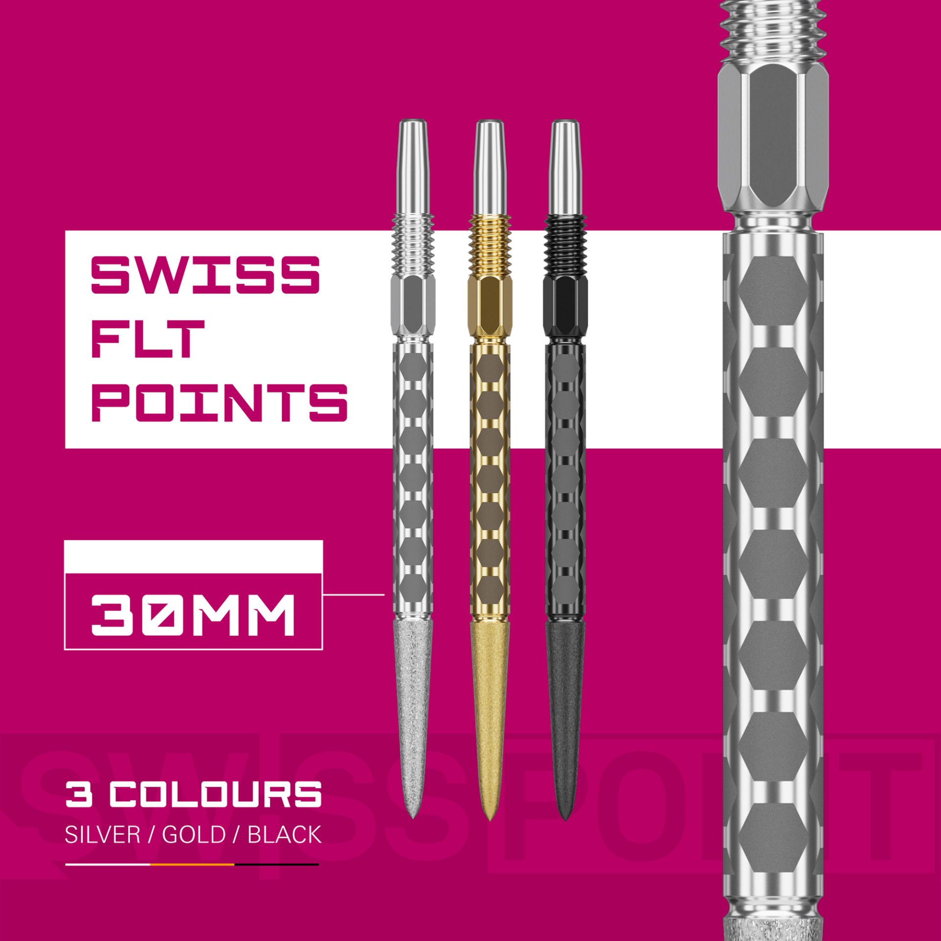 TARGET SWISS FLT POINTS SILVER DARTSHOP DAS ROGGEL