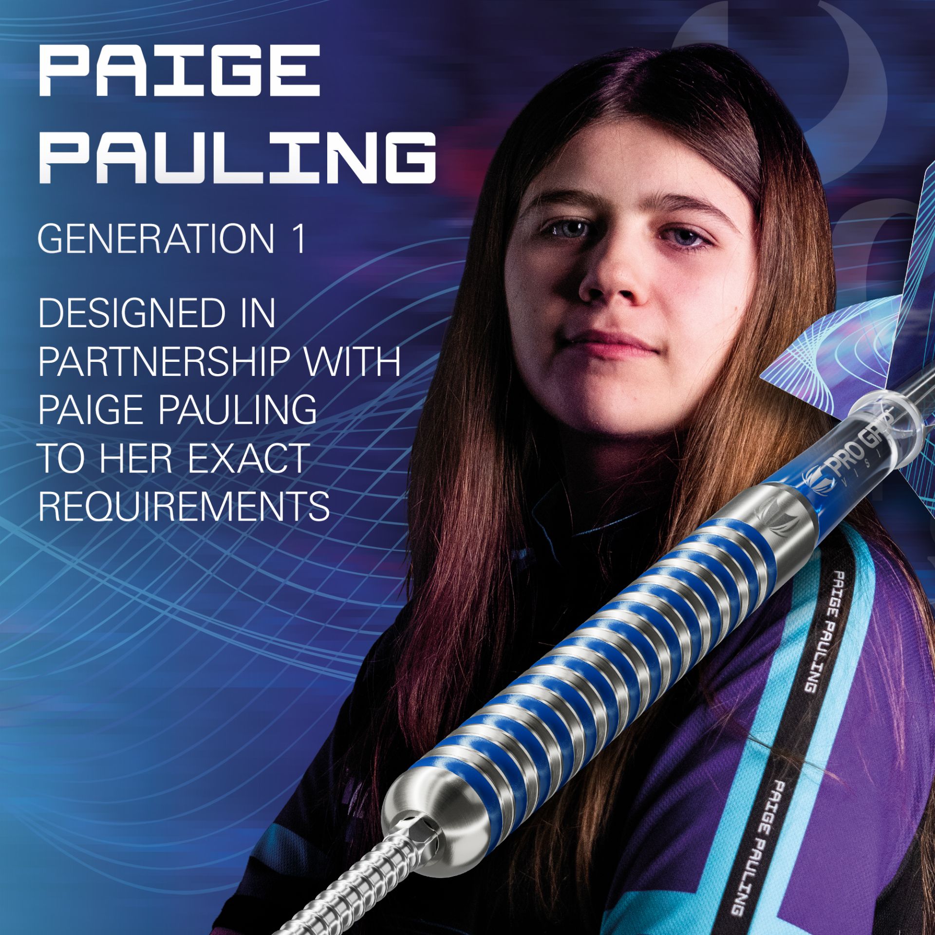 TARGET PAIGE PAULING 90% SP STEELTIP DART DARTSHOP DAS ROGGEL