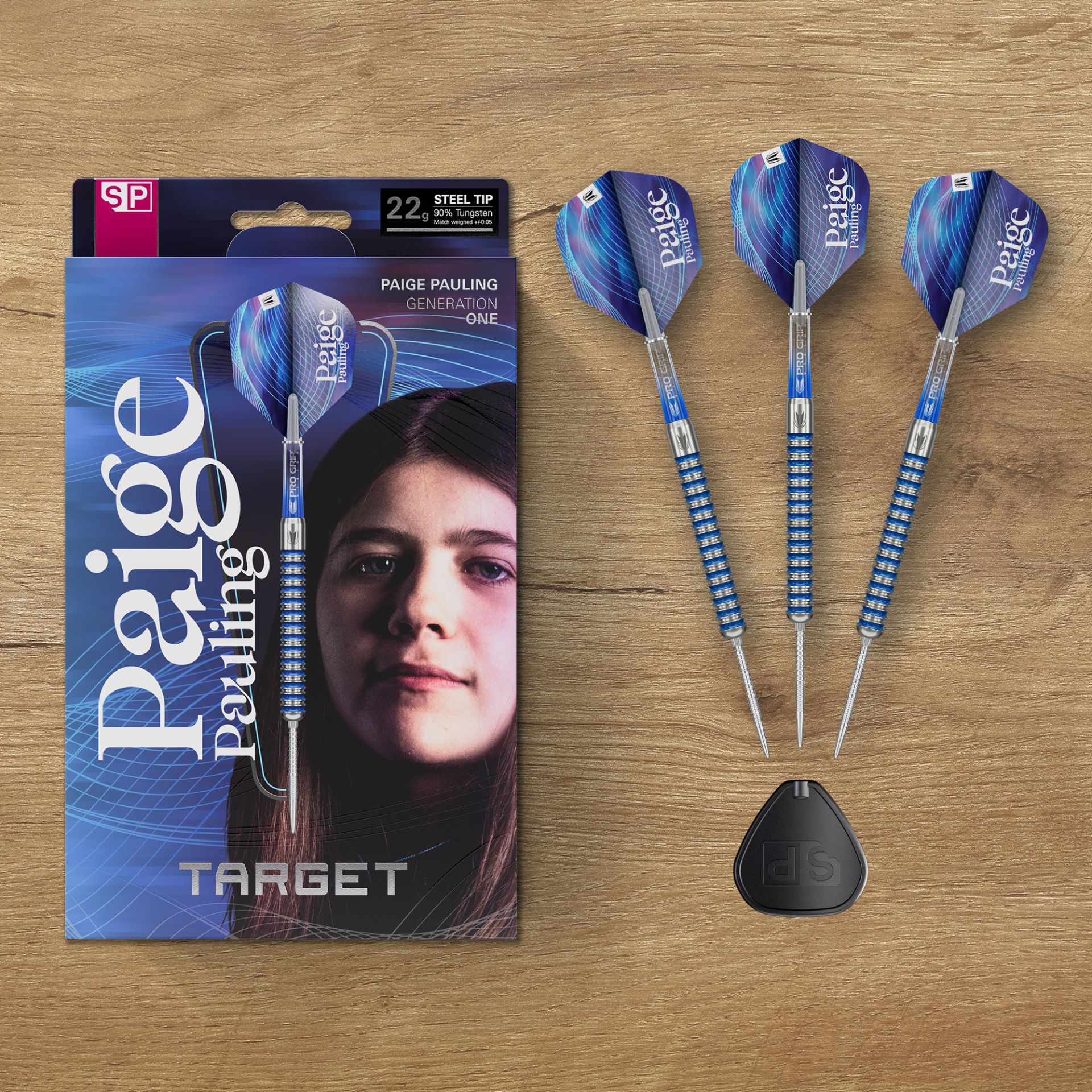 TARGET PAIGE PAULING 90% SP STEELTIP DART DARTSHOP DAS ROGGEL