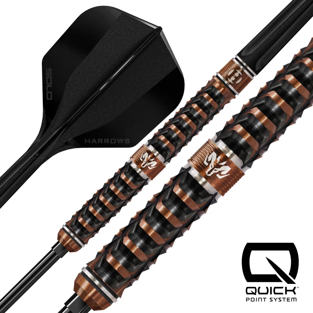 Bild von Harrows Wolfram Trinity QP 97% Steeldarts | Dartpfeile