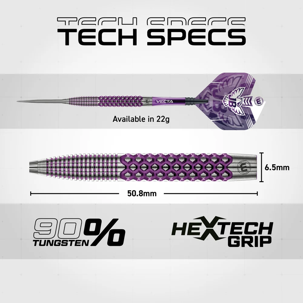 Bild von Winmau John Brown 90% Signature Edition Steeldarts | Dartpfeile