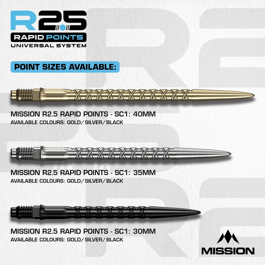 Picture of Mission R2.5 Rapid Points SC1 Gold