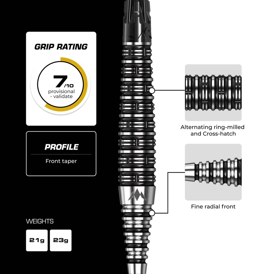 Picture of Mission Cameron Carolissen R2.5 Steeltip Darts