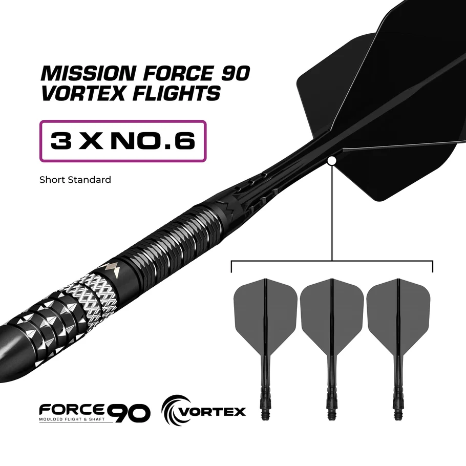 Afbeeldingen van Mission Quantum R2.5 Steeltip Dartpijlen