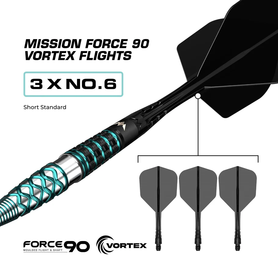 Afbeeldingen van Mission Neptune R2.5 Steeltip Dartpijlen