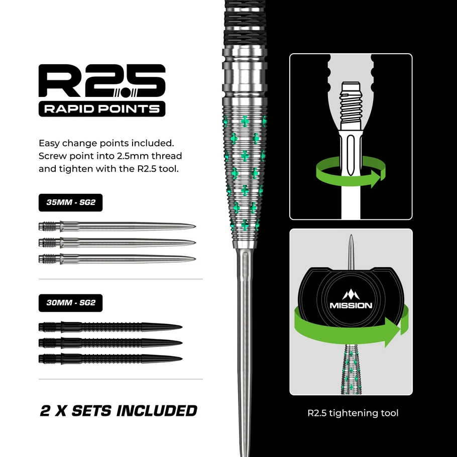 Picture of Mission Mantis R2.5 Steeltip Darts
