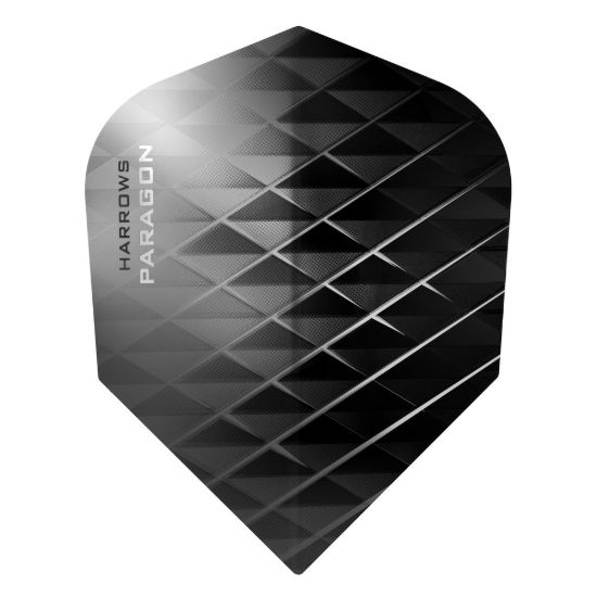 Bild von Harrows Paragon Dart Flights Standard No6 Rauchgrau