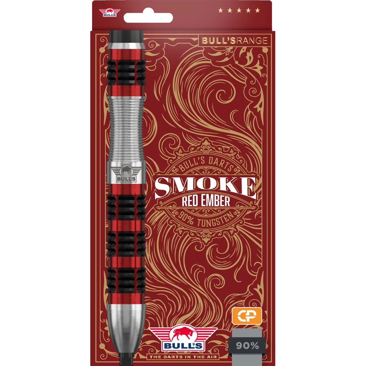 Bild von Bull's Smoke Red Ember 90% CP Steeldarts | Dartpfeile