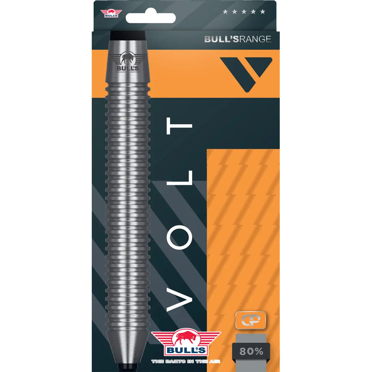Bild von Bull's Volt Orange 80% CP Steeldarts | Dartpfeile