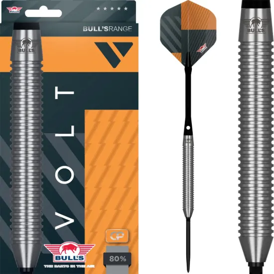 Bild von Bull's Volt Orange 80% CP Steeldarts | Dartpfeile