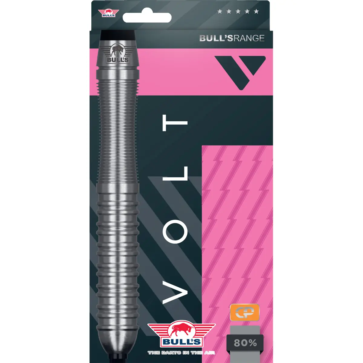 Bild von Bull's Volt Pink 80% CP Steeldarts | Dartpfeile