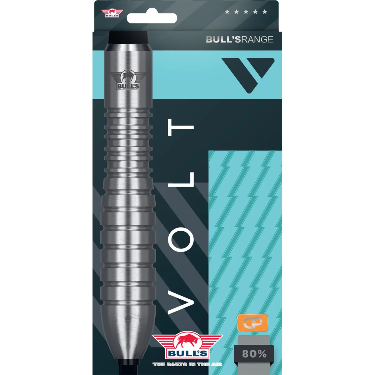 Bild von Bull's Volt Blau 80% CP Steeldarts | Dartpfeile