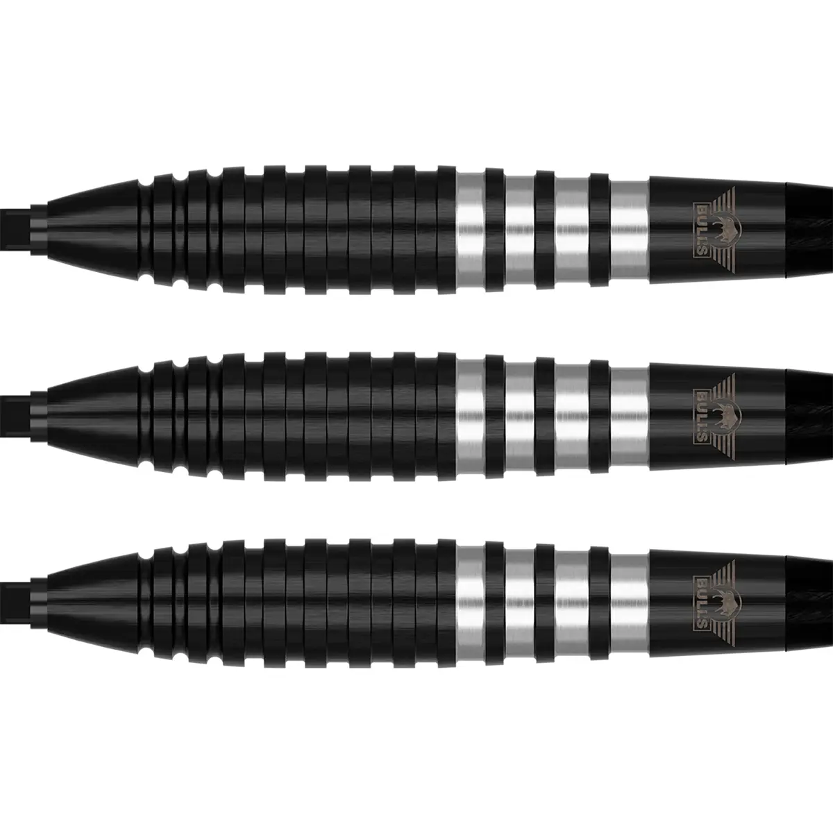Bild von Bull's Volt Schwarz 80% CP Steeldarts | Dartpfeile