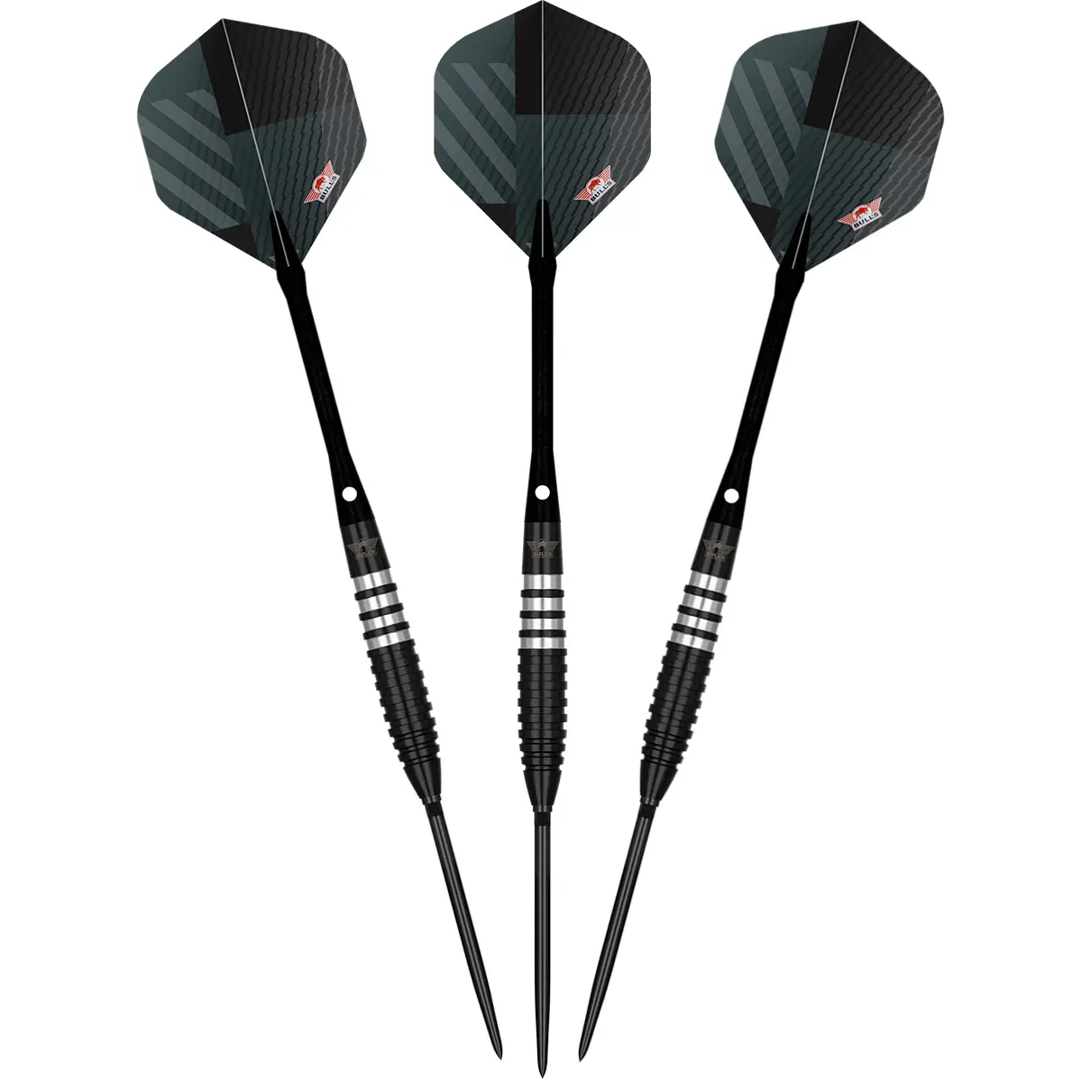 Bild von Bull's Volt Schwarz 80% CP Steeldarts | Dartpfeile
