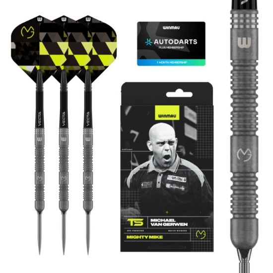 Afbeeldingen van Winmau Michael van Gerwen TS 90% SP Steeltip Dartpijlen