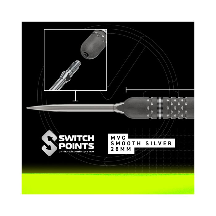 Afbeeldingen van Winmau Michael van Gerwen TS-PRO 90% SP Steeltip Dartpijlen