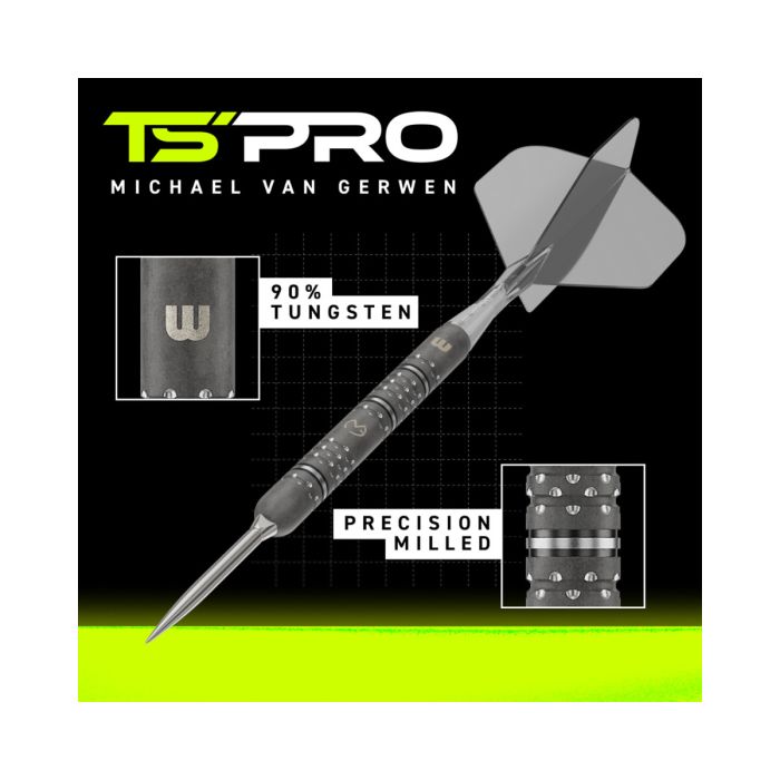 Afbeeldingen van Winmau Michael van Gerwen TS-PRO 90% SP Steeltip Dartpijlen