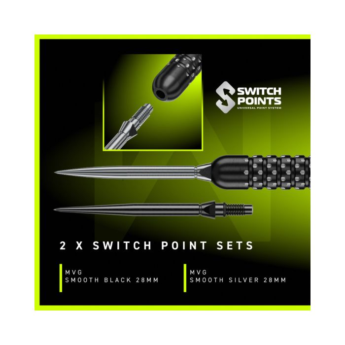 Afbeeldingen van Winmau Michael van Gerwen W-Max 90% SP Steeltip Dartpijlen