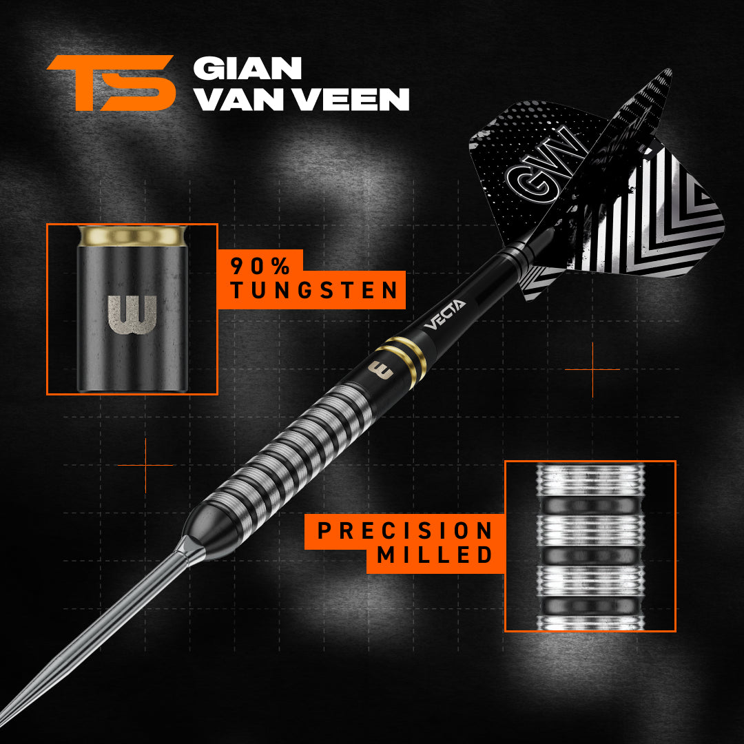 Bild von Winmau Gian van Veen TS 90% SP Steeldarts | Dartpfeile