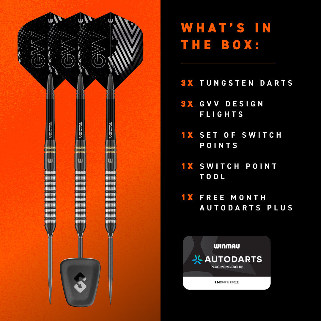Bild von Winmau Gian van Veen TS 90% SP Steeldarts | Dartpfeile