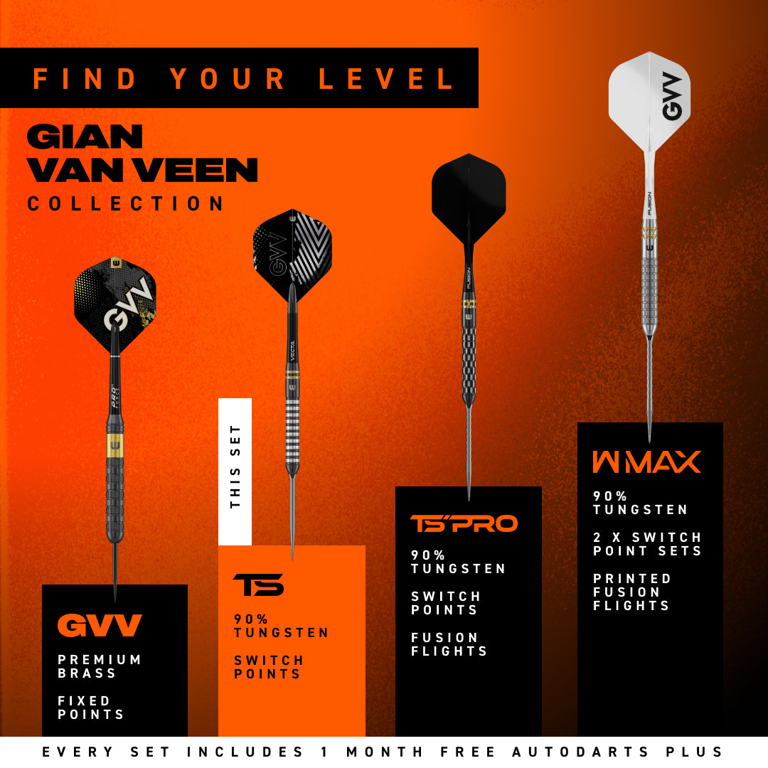 Bild von Winmau Gian van Veen TS 90% SP Steeldarts | Dartpfeile