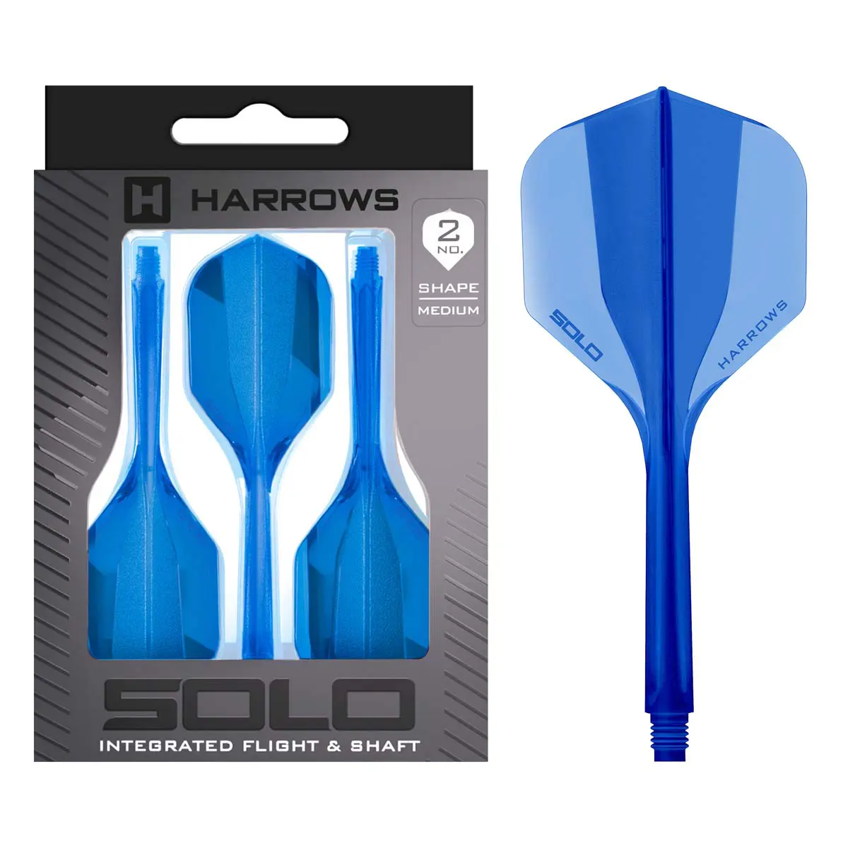 Image de Ailettes Harrows Solo Integrated Standard No2 Bleues