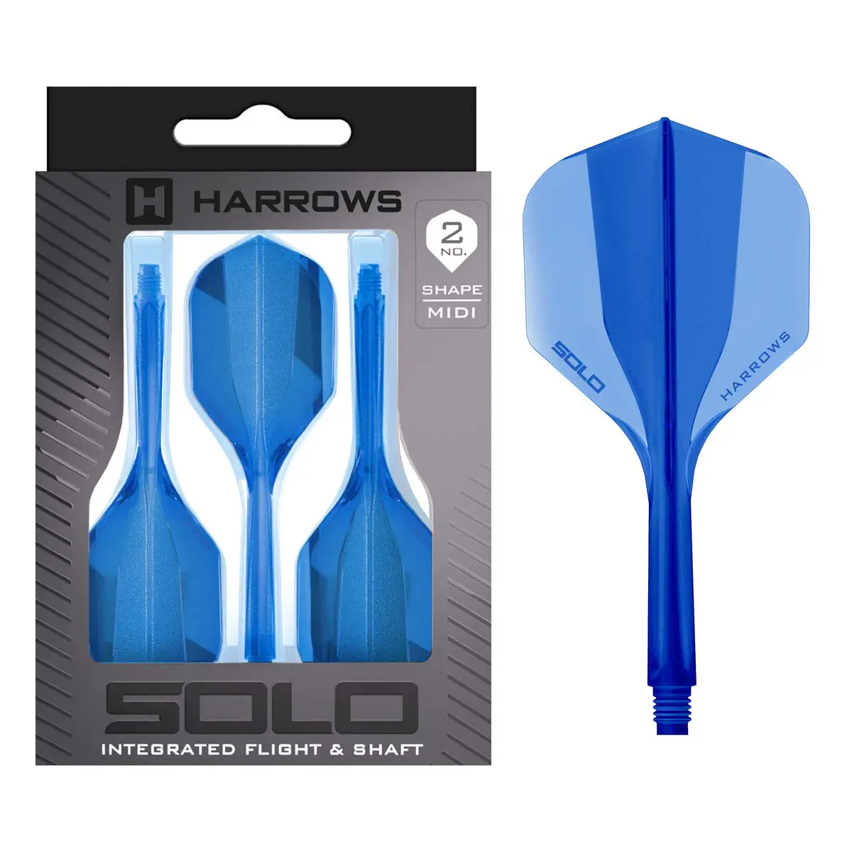 Image de Ailettes Harrows Solo Integrated Standard No2 Bleues