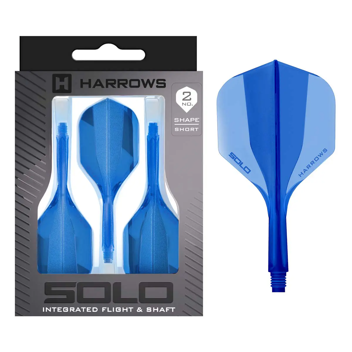Image de Ailettes Harrows Solo Integrated Standard No2 Bleues