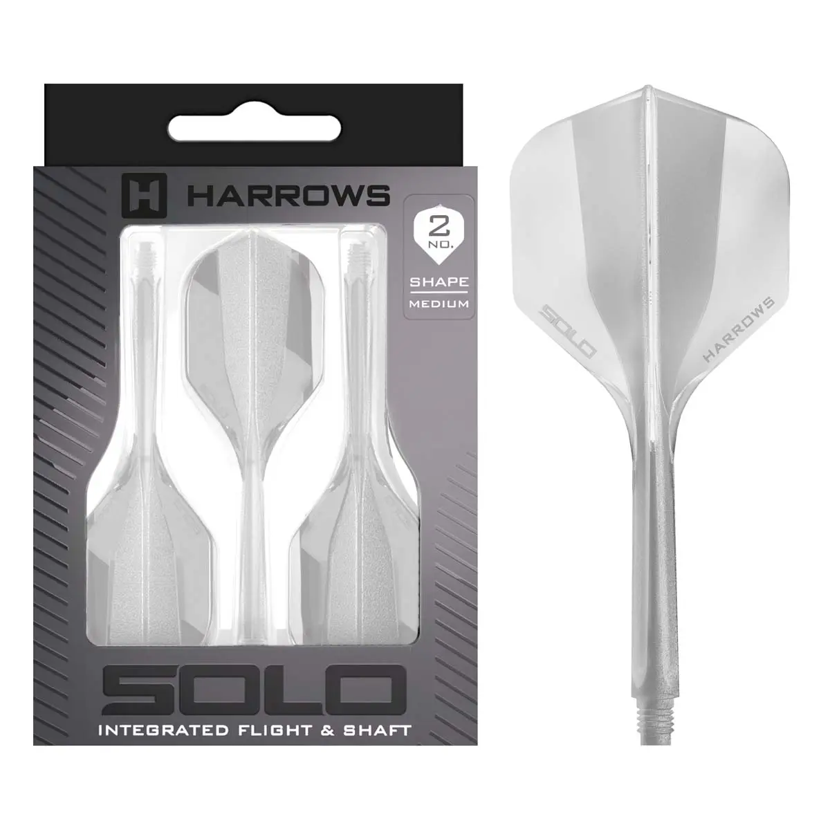 Image de Ailettes Harrows Solo Integrated Standard No2 Transparentes