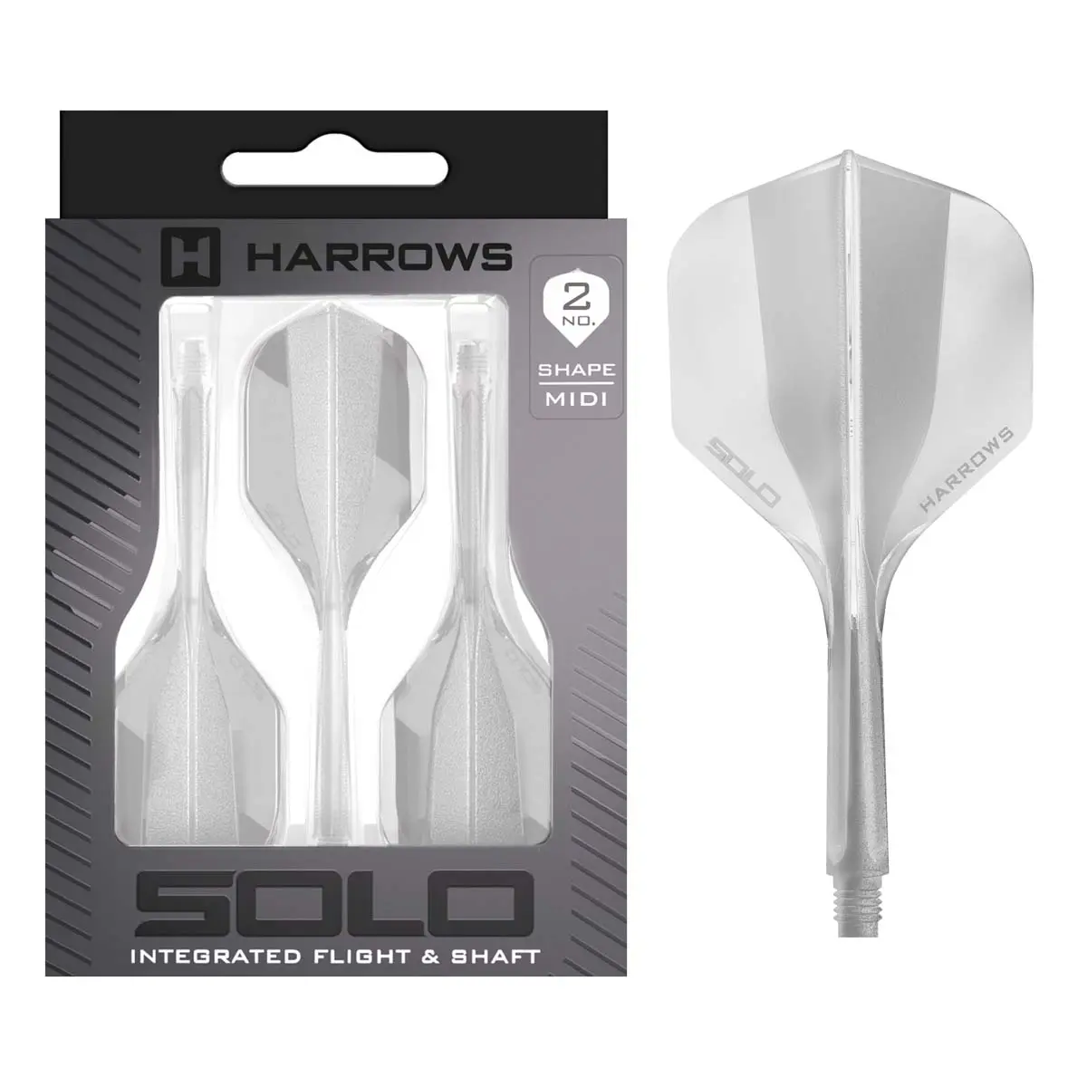 Image de Ailettes Harrows Solo Integrated Standard No2 Transparentes