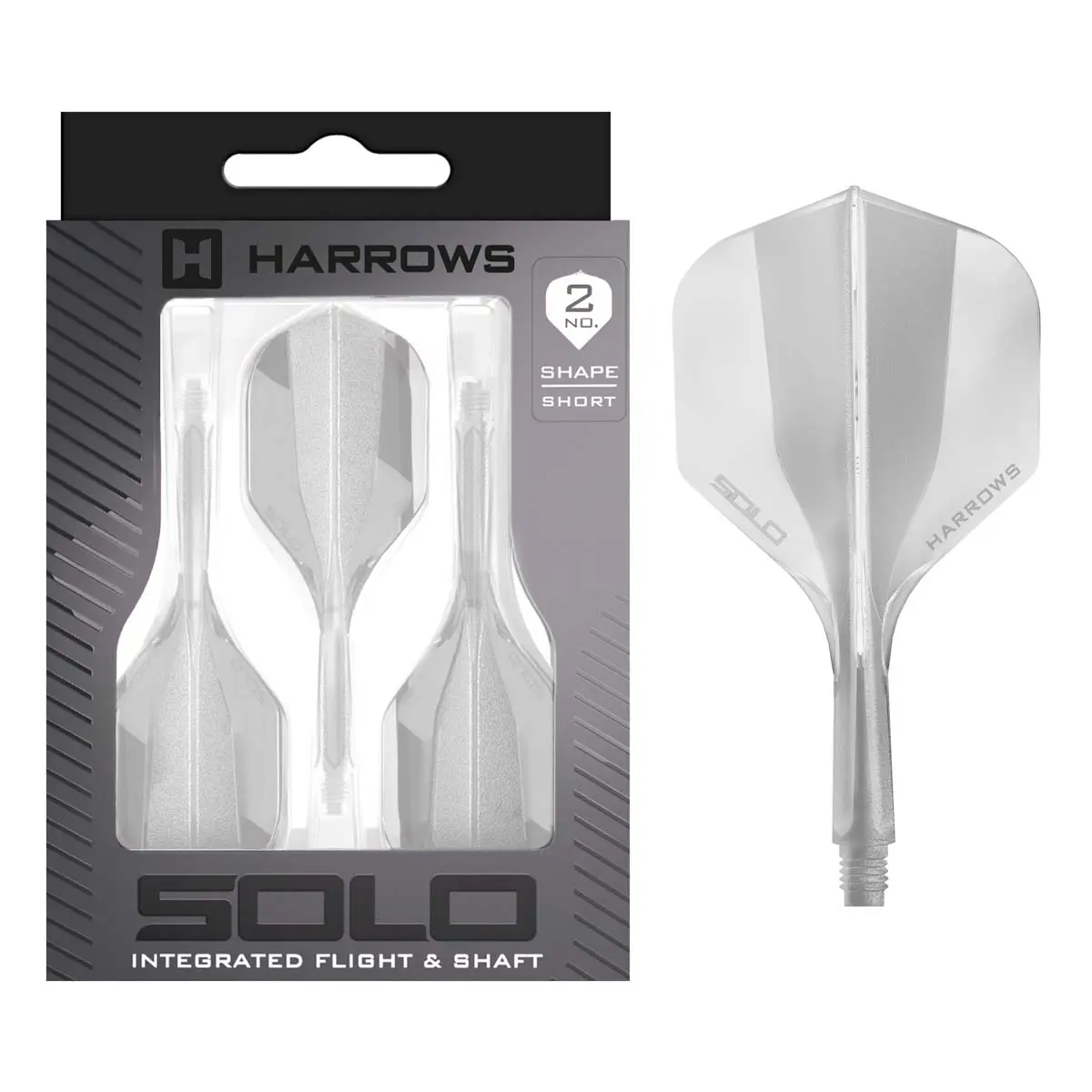 Image de Ailettes Harrows Solo Integrated Standard No2 Transparentes