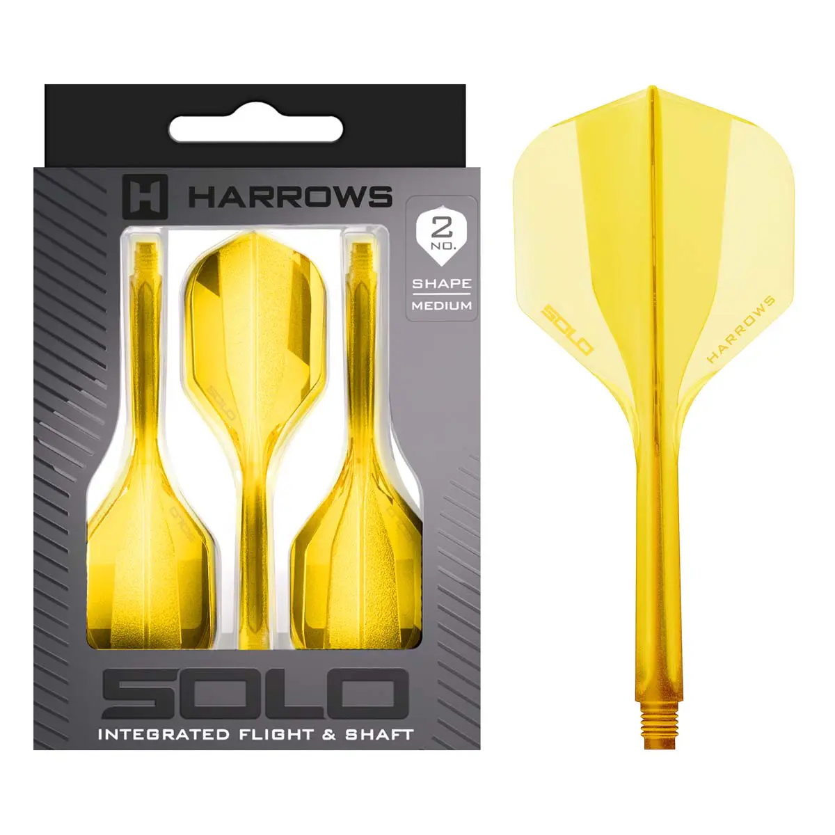 Image de Ailettes Harrows Solo Integrated Standard No2 Jaunes