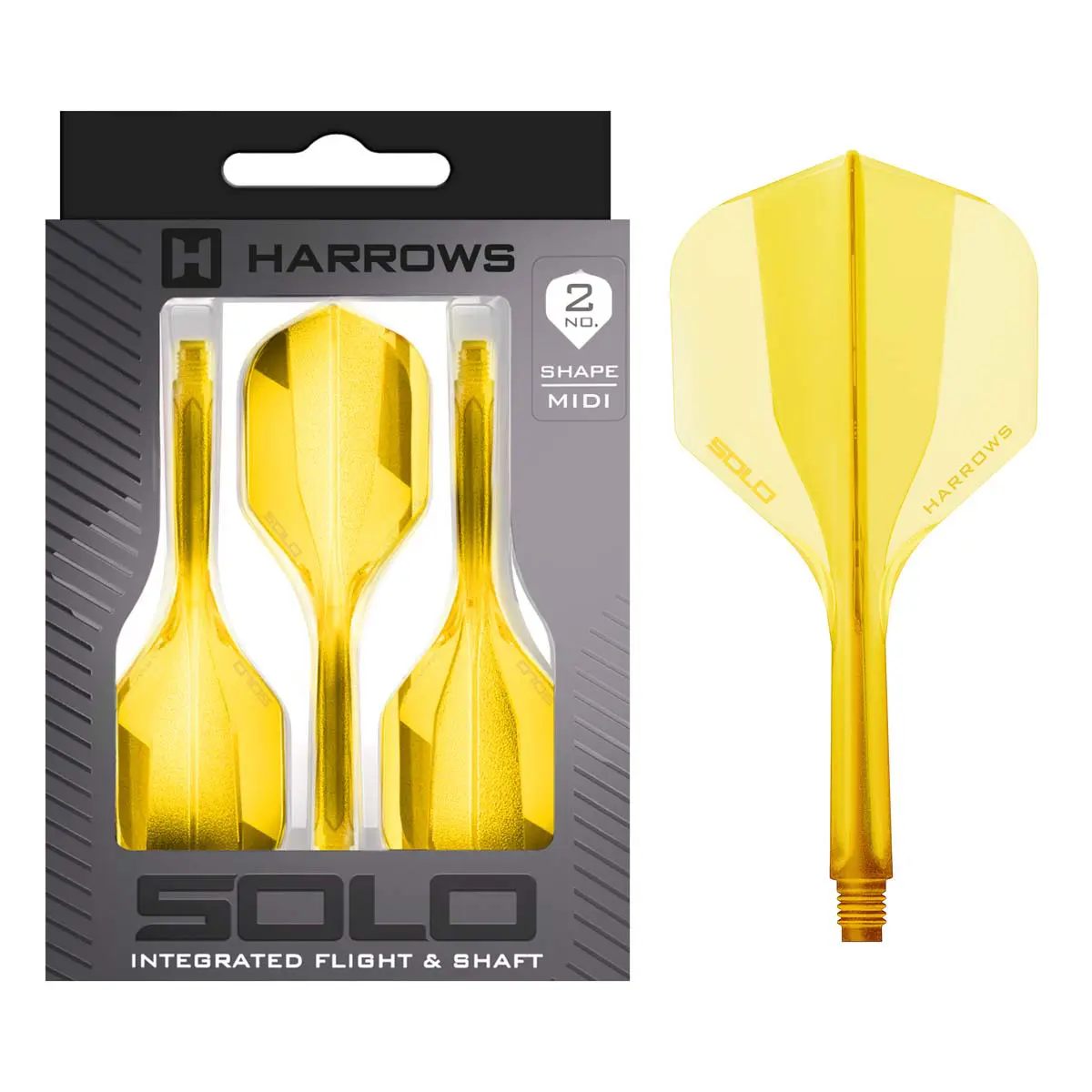 Image de Ailettes Harrows Solo Integrated Standard No2 Jaunes