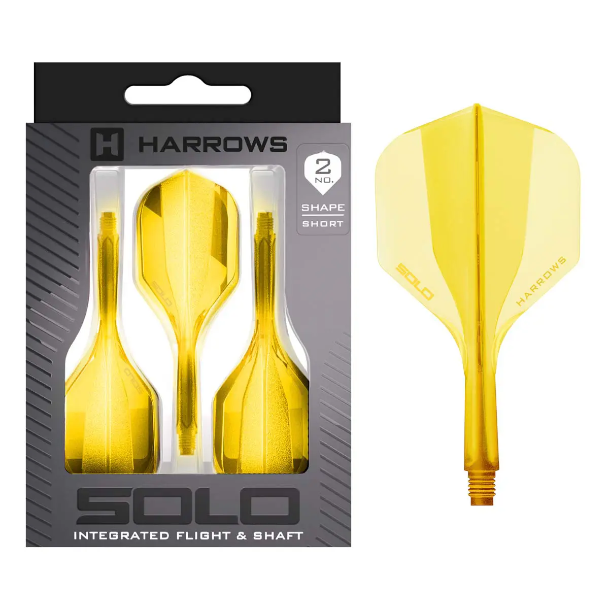 Image de Ailettes Harrows Solo Integrated Standard No2 Jaunes